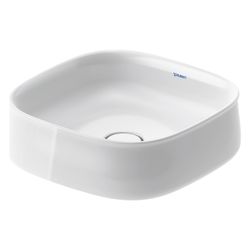 Duravit Zencha Aufsatzbecken 420mm, Weiß Hochglanz, WonderGliss, DuraCeram, Quadra... DURAVIT-23734200791 4063382132338 (Abb. 1)