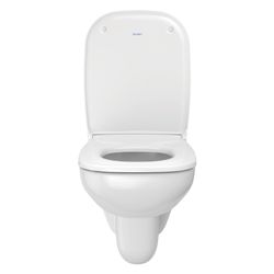 Duravit D-Code Wand-WC 480x350x355mm, Weiß Hochglanz, 6l, Tiefspüler, halb, waagere... DURAVIT-2211090000 4021534344237 (Abb. 1)