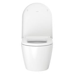 Duravit ME by Starck Wand-WC 480x370x350mm, Weiß Hochglanz, 4,5l, WonderGliss, Tie... DURAVIT-25300900001 4021534966828 (Abb. 1)