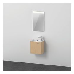 Duravit XBase Möbelwaschtisch, Waschtischunterbau, Spiegel 288x400x2000mm, 1 T... DURAVIT-XB0065L30300000 4063382820662 (Abb. 1)
