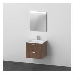 Duravit XBase Möbelwaschtisch, Waschtischunterbau, Spiegel 490x630x2000mm, 2 S... DURAVIT-XB0070021210000 4063382820815 (Abb. 1)