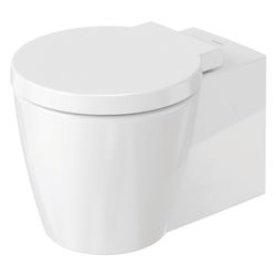 Duravit Starck 1 Wand-WC 575x410x320mm, Weiß Hochglanz, 4,5l, WonderGliss, Tiefspü... DURAVIT-02100900641 4021534830600 (Abb. 1)