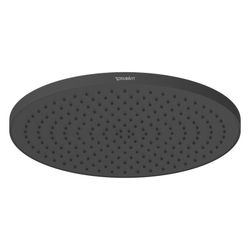 Duravit Kopfbrause, Mattschwarz, Kunststoff, Rund, d. Kopfbrause 230mm, 24l/min, ... DURAVIT-UV0660017046 4063382938039 (Abb. 1)