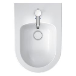 Duravit White Tulip Wandbidet 540x370x315mm, Weiß Hochglanz, 1 HL, HLB, Überlauf, v... DURAVIT-2293150000 4053424980379 (Abb. 1)