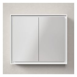Duravit L-Cube Spiegelschrank Wandmontage 155x800x700mm, Graphit, 2 Türen L/R,... DURAVIT-LC7551049492000 4067116103984 (Abb. 1)