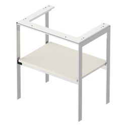 Duravit White Tulip Metallkonsole 450x684x760mm, Nordic Weiß Seidenmatt, 1 Ablagef... DURAVIT-WT454003939 4063382125910 (Abb. 1)