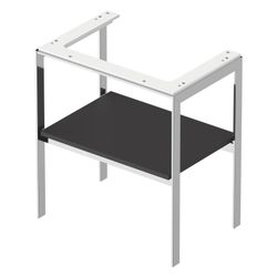 Duravit White Tulip Metallkonsole 450x684x760mm, Graphit Seidenmatt, 1 Ablagefläch... DURAVIT-WT454005858 4063382125927 (Abb. 1)