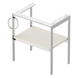 Duravit White Tulip Metallkonsole 450x684x760mm, L, Nordic Weiß SDM, 1 Ablagefläch... DURAVIT-WT4543L3939 4063382126528 (Abb. 1)