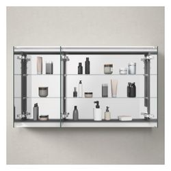 Duravit L-Cube Spiegelschrank Wandmontage 155x1200x700mm, Weiß, 3 Türen L, 4 G... DURAVIT-LC7553018182000 4067116100907 (Abb. 1)