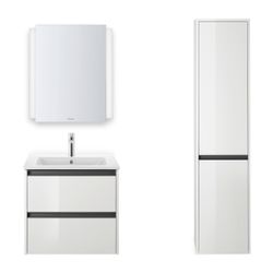 Duravit ME by Starck Waschtisch 490x630x180mm, Weiß Hochglanz, Rechteckig, 1 Waschp... DURAVIT-2336630000 4053424052014 (Abb. 1)