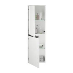 Duravit Ketho.2 Halbhochschrank Dekor 240x400x1320mm Mattweiß, 2 Türen R, 2 Gl... DURAVIT-K21319R18180000 4063382817785 (Abb. 1)