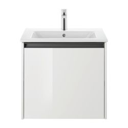 Duravit ME by Starck Waschtisch 490x630x180mm, Weiß Hochglanz, Rechteckig, 1 Waschp... DURAVIT-2336630000 4053424052014 (Abb. 1)