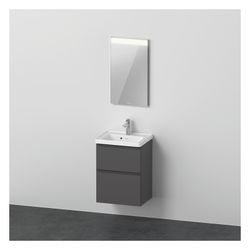 Duravit D-Neo Möbelwaschtisch, Waschtischunterbau, Spiegel 400x500x2000mm, 1 A... DURAVIT-DE0143049490000 4063382922083 (Abb. 1)