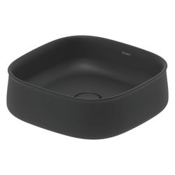 Duravit Zencha Aufsatzbecken 420mm, Anthrazit Matt, DuraCeram, Quadratisch, ohne Üb... DURAVIT-2373421379 4063382174949 (Abb. 1)