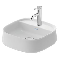 Duravit Zencha Aufsatzbecken 420mm, Weiß Seidenmatt, WonderGliss, DuraCeram, Quadr... DURAVIT-23744232711 4063382175175 (Abb. 1)