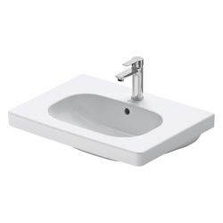 Duravit D-Code Waschtisch 485x650x175mm, Weiß Hochglanz, Rechteckig, 1 Waschplatz/... DURAVIT-03426500002 4021534822407 (Abb. 1)
