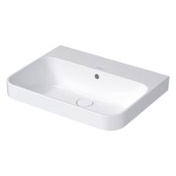 Duravit Happy D.2 Plus Aufsatzbecken 600mm, Weiß Hochglanz, Rechteckig, mit HLB/Übe... DURAVIT-2360600060 4053424896946 (Abb. 1)