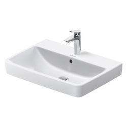 Duravit No.1 Waschtisch 460x650x175mm, Weiß Hochglanz, Rechteckig, 1 Waschplatz/HL ... DURAVIT-2375650000 4063382180308 (Abb. 1)
