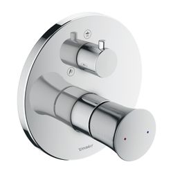 Duravit White Tulip Einhebel-Brausemischer Unterputz, Anzahl Verbraucher 2, Chrom... DURAVIT-WT4210012010 4063382162908 (Abb. 1)
