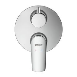 Duravit No.1 Einhebelmischer Unterputz Set, 2 Verbraucher, Chrom, Umstellventil, ... DURAVIT-N15210008010 8000177315978 (Abb. 1)