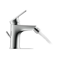 Duravit No.1 Einhebel-Bidetmischer, Chrom, 5l/min, mit Garnitur, Ausladung 123mm,... DURAVIT-N12400001010 8000177315916 (Abb. 1)