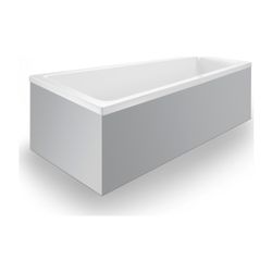 Duravit No.1 Badewanne 480x1000x1700mm, 210l, Weiß glänzend, Trapezförmig, Ein... DURAVIT-700508000000000 4063382185525 (Abb. 1)