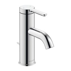 Duravit C.1 Einhebel-Waschtischmischer S, Chrom, 5l/min, Hebelgriff, mit Garnitur... DURAVIT-C11010001010 7612158491000 (Abb. 1)