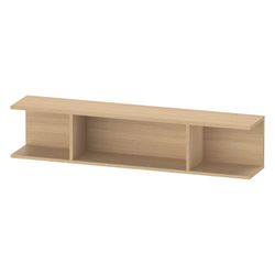 Duravit Ketho.2 Wandregal 150x800x170mm, Natur Eiche, 3 offene Fächer, wandhän... DURAVIT-K21208030300000 4063382811714 (Abb. 1)