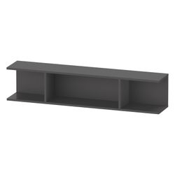 Duravit Ketho.2 Wandregal 150x800x170mm, Graphit Matt, 3 offene Fächer, wandhä... DURAVIT-K21208049490000 4063382811745 (Abb. 1)
