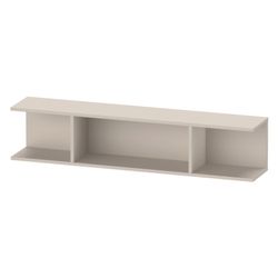 Duravit Ketho.2 Wandregal 150x800x170mm, Taupe Matt, 3 offene Fächer, wandhäng... DURAVIT-K21208091910000 4063382811769 (Abb. 1)