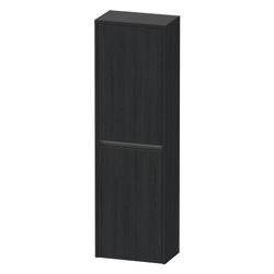Duravit Ketho.2 Halbhochschrank Dekor 240x400x1320mm Eiche Mattschwarz, 2 Türe... DURAVIT-K21319L16160000 4063382817136 (Abb. 1)