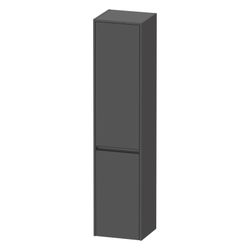 Duravit Ketho.2 Hochschrank Dekor 360x400x1760mm Graphit Matt, 2 Türen R, Grif... DURAVIT-K21329R49490000 4063382811301 (Abb. 1)