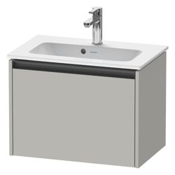 Duravit Ketho.2 Waschtischunterbau wandh. 390x610x440mm, Compact Betongrau Mat... DURAVIT-K25055007070000 4063382812490 (Abb. 1)