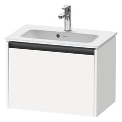 Duravit Ketho.2 Waschtischunterbau wandh. 390x610x440mm, Compact Mattweiß, Gri... DURAVIT-K25055018180000 4063382812513 (Abb. 1)