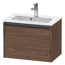 Duravit Ketho.2 Waschtischunterbau wandh. 390x610x440mm, Compact Nusb.dunkel M... DURAVIT-K25055021210000 4063382812520 (Abb. 1)
