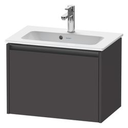 Duravit Ketho.2 Waschtischunterbau wandh. 390x610x440mm, Compact Graphit SM, G... DURAVIT-K25055080800000 4063382812612 (Abb. 1)