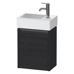 Duravit Ketho.2 Waschtischunterbau wandh. 238x364x440mm L, Eiche Mattschwarz, ... DURAVIT-K25071L16160000 4063382822055 (Abb. 1)