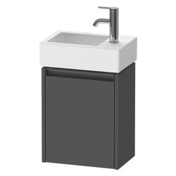 Duravit Ketho.2 Waschtischunterbau wandh. 238x364x440mm L, Graphit Matt, Griff... DURAVIT-K25071L49490000 4063382822116 (Abb. 1)
