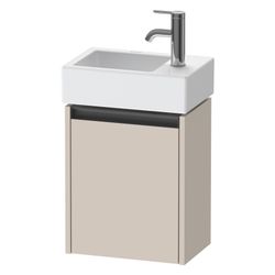 Duravit Ketho.2 Waschtischunterbau wandh. 238x364x440mm, L, Taupe Matt, Griff ... DURAVIT-K25071L91910000 4063382822130 (Abb. 1)