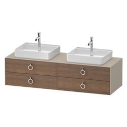 Duravit White Tulip Konsolen-WTU wandh. 550x1600x408mm B, AM Nusb.Matt/Taupe S... DURAVIT-WT4996B77600000 4063382964205 (Abb. 1)