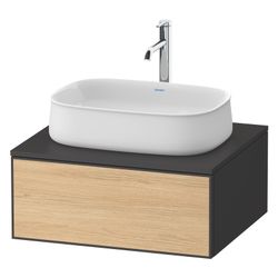 Duravit Zencha Konsolenwaschtischunterbau wandh. 550x650x281mm Natur Eiche Mat... DURAVIT-ZE4810030800000 4063382840370 (Abb. 1)