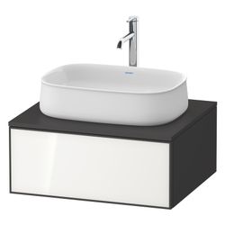 Duravit Zencha Konsolenwaschtischunterbau wandh. 550x650x281mm Weiß, Glas, Kor... DURAVIT-ZE4810064800000 4063382840400 (Abb. 1)