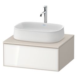 Duravit Zencha Konsolenwaschtischunterbau wandh. 550x650x281mm Weiß, Glas, Kor... DURAVIT-ZE4810064830000 4063382840394 (Abb. 1)