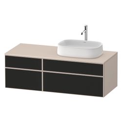 Duravit Zencha Konsolen-WTU wandh 550x1300x442mm Schwarz Linienstr./Taupe SM G... DURAVIT-ZE4827063830000 4063382833808 (Abb. 1)