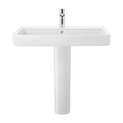 Duravit No.1 Standsäule aus Keramik 190x170x720mm, Weiß Hochglanz, bodenstehend, fü... DURAVIT-0858440000 4063382182562 (Abb. 1)
