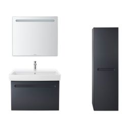 Duravit No.1 Spiegel Wandmontage 35x800x700mm, Mattweiß, LED oben, 9W, Betätig... DURAVIT-N17952000000000 4063382219718 (Abb. 1)