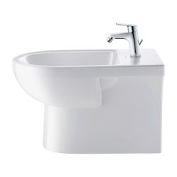 Duravit No.1 Einhebel-Bidetmischer, Chrom, 5l/min, mit Garnitur, Ausladung 123mm,... DURAVIT-N12400001010 8000177315916 (Abb. 1)