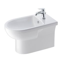 Duravit No.1 Einhebel-Bidetmischer, Chrom, 5l/min, mit Garnitur, Ausladung 123mm,... DURAVIT-N12400001010 8000177315916 (Abb. 1)