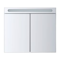 Duravit No.1 Spiegelschrank Wandmontage 148x800x700mm, Weiß, 2 Türen L/R, 2 Gl... DURAVIT-N17921000000000 4063382219756 (Abb. 1)
