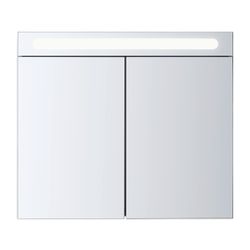 Duravit No.1 Spiegelschrank Wandmontage 148x800x700mm, Weiß, 2 Türen L/R, 2 Gl... DURAVIT-N17921000000000 4063382219756 (Abb. 1)